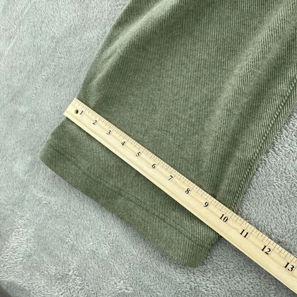 Lands End Wide-Leg Pants Womens M Green 3437 - Picture 5 of 10